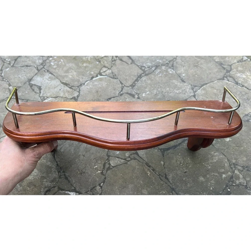 HOMCO Vintage Wood Wall Shelf 16